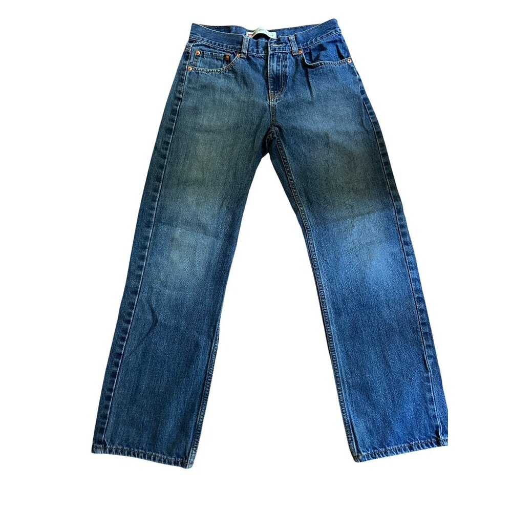 Levis 550 Mens Blue Denim Jeans 18 Slim 27x29 Straight Fit Classic Style - Picture 4 of 8